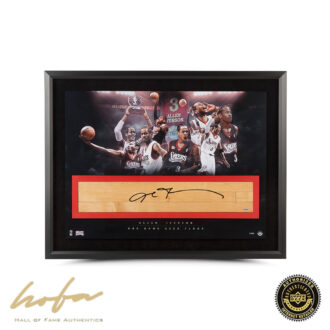 ALLEN IVERSON NBA GAME-USED FLOOR "THE QUESTION" 36x24 COLLAGE -L30