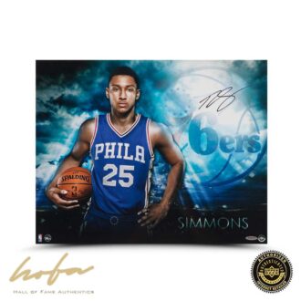 BEN SIMMONS AUTOGRAPHED READY 20X16