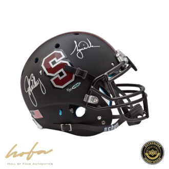 TIGER WOODS/JOHN ELWAY BLACK AUTHENTIC STANFORD HELMET - L25