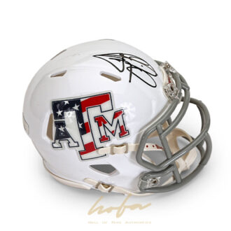JOHNNY MANZIEL AUTOGRAPHED STARS & STRIPES SPEED MINI HELMET ~OPEN EDITION ITEM~