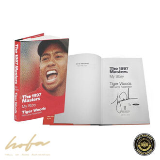 TIGER WOODS "THE 1997 MASTERS" BOOK -L25