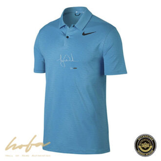 TIGER WOODS NIKE BLUE FURY POLO -L25