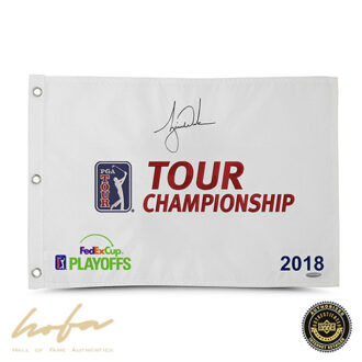 TIGER WOODS 2018 PGA TOUR CHAMPIONSHIP PIN FLAG -L500