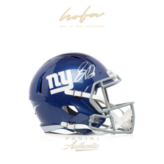 SAQUON BARKLEY AUTOGRAPHED NEW YORK GIANTS SPEED REPLICA HELMET ~OPEN EDITION ITEM~