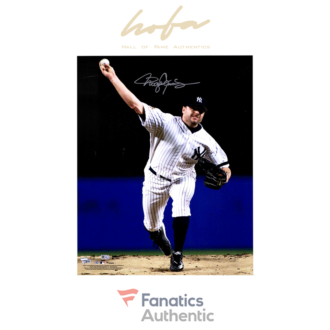 Roger Clemens New York Yankees Autographed 16 x 20 Delivery Photograph