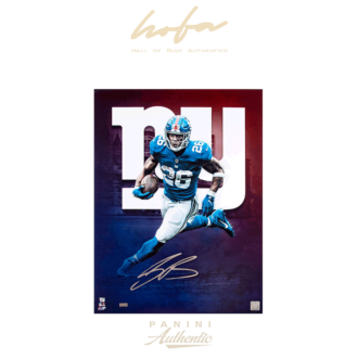 SAQUON BARKLEY AUTOGRAPHED 18X24 "NY" PHOTOGRAPH ~LIMITED EDITION TO 126~