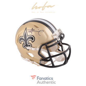 Alvin Kamara New Orleans Saints Autographed Riddell Speed Mini Helmet