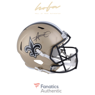Alvin Kamara New Orleans Saints Autographed Riddell Speed Replica Helmet