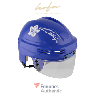 Auston Matthews Toronto Maple Leafs Autographed Blue Mini Helmet