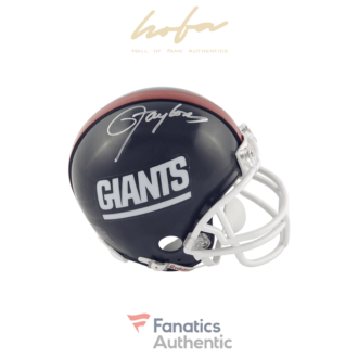Lawrence Taylor New York Giants Autographed Riddell Mini Helmet