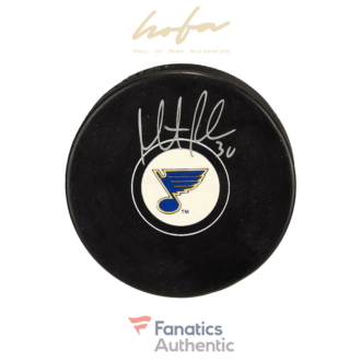 Martin Brodeur St Louis Blues Autographed Hockey Puck