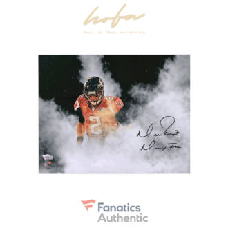 Matt Ryan Atlanta Falcons Autographed 11 x 14 Smoke Spotlight Photograph with Matty Ice Inscription