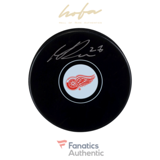 Michael Rasmussen Detroit Red Wings Autographed Hockey Puck
