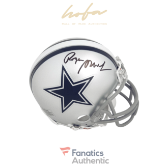 Roger Staubach Dallas Cowboys Autographed Riddell Mini Helmet