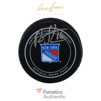 Ryan Strome New York Rangers Autographed Official Game Puck