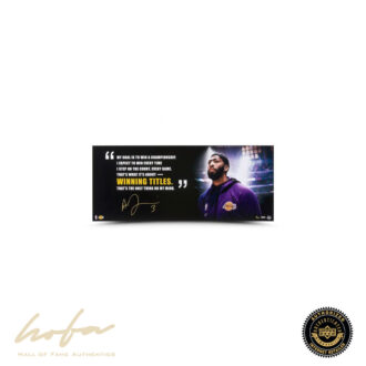 Anthony Davis Winning Titles Inscribed 36X15 - Framed - L100