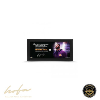 Anthony Davis Winning Titles 36X15 - Framed - L100