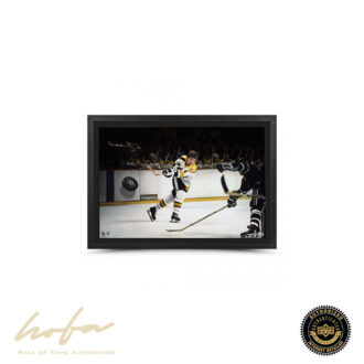 Bobby Orr Breaking Through Power & Precision 36X24 - Framed