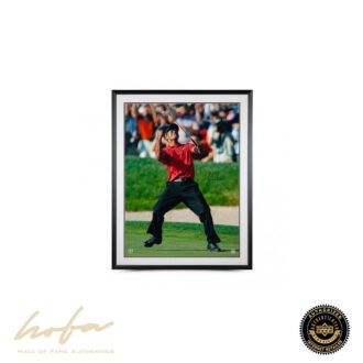 Tiger Woods 2008 Us Open Championship Celbration 30X40 Image - Framed