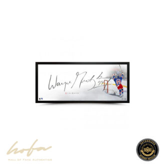 Wayne Gretzky The Show Rangers 44X18 - Framed