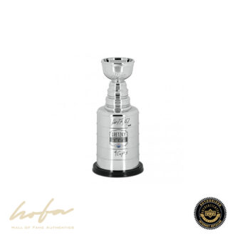 Wayne Gretzky Inscribed "4 Cups" Stanley Cup Replica Trophy With Plaque L-99