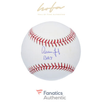 Aaron Judge New York Yankees Autographed Baseball with "BAJ" Inscription