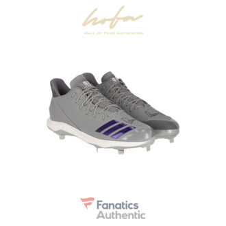 Aaron Judge New York Yankees Autographed Player-Issued Gray Adidas Cleats from the 2020 MLB Season