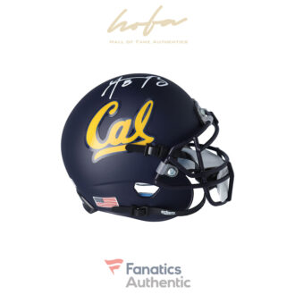Aaron Rodgers Cal Bears Autographed Schutt Matte Navy Mini Helmet