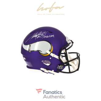Adrian Peterson Minnesota Vikings Autographed Riddell Speed Authentic Helmet with "All Day" Inscription