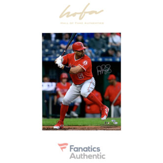 Albert Pujols Los Angeles Angels Autographed 16" x 20" Return to St. Louis Hitting Photograph