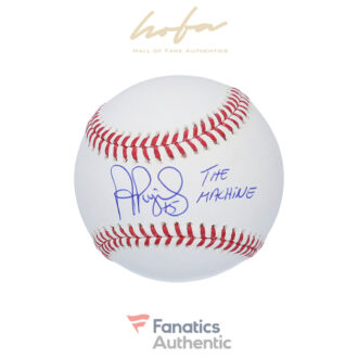 Albert Pujols St. Louis Cardinals Autographed Baseball with "The Machine" Inscription