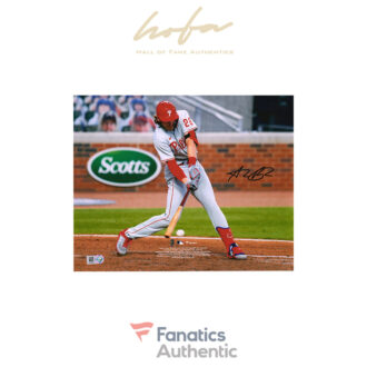 Alec Bohm Philadelphia Phillies Autographed 8" x 10" Hitting Photograph