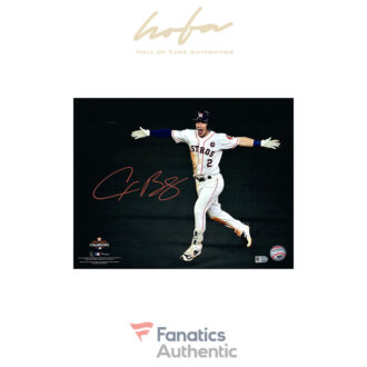 Alex Bregman Houston Astros Autographed 11" x 14" 2017 MLB World Series Champions Game 5 Walk-Off Celebration Photograph