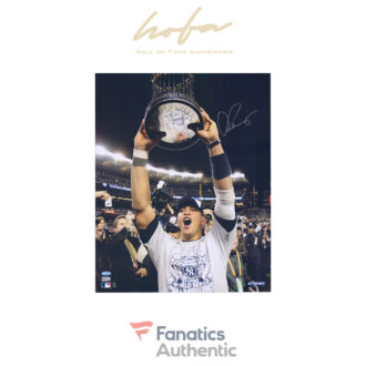 Alex Rodriguez New York Yankees Autographed 16" x 20" World Series Trophy Photograph