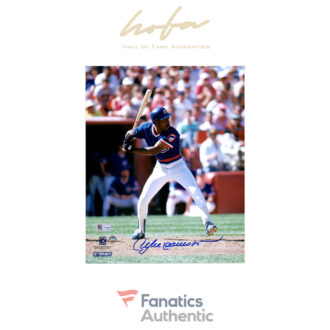Andre Dawson Chicago Cubs Autographed 8" x 10" Hitting Photograph