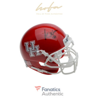Andre Ware Houston Cougars Autographed Schutt Mini Helmet with "89" Inscription
