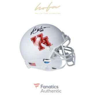 Andre Ware Houston Cougars Autographed Schutt White Mini Helmet with "Heisman 89" Inscription