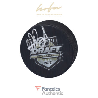 Andrei Vasilevskiy Tampa Bay Lightning Autographed 2012 NHL Draft Logo Hockey Puck