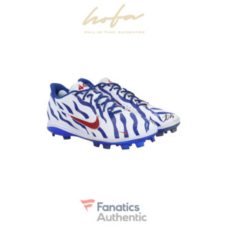 Anthony Rizzo Chicago Cubs Autographed Game-Used White and Blue Hurrache Cleats from the 2020 MLB Season - Size 14 - AA0084900-01