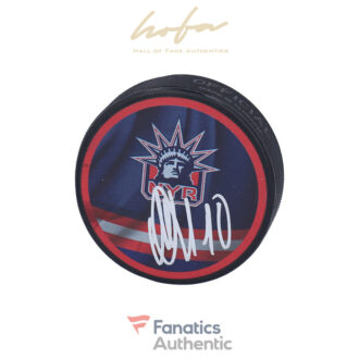 Artemi Panarin New York Rangers Autographed Reverse Retro Hockey Puck