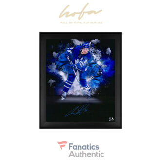 Auston Matthews Toronto Maple Leafs Framed Autographed 20" x 24" In Focus Photograph