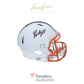 Baker Mayfield Cleveland Browns Autographed Riddell Flat White Alternate Revolution Speed Replica Helmet