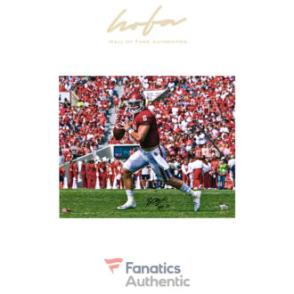 Baker Mayfield Oklahoma Sooners Autographed 16'' x 20'' Photograph with ''HT 17'' Inscription