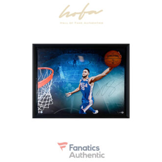 Ben Simmons Philadelphia 76ers Framed Autographed 52" x 40" Breaking Through Photograph - Limited Edition of 125 - Upper Deck