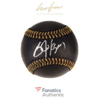 Bo Jackson Kansas City Royals Autographed Black Leather Baseball