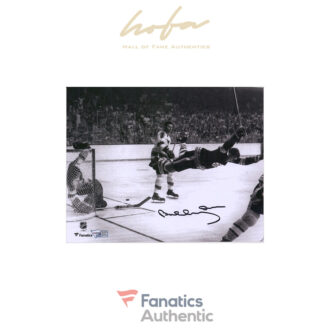 Bobby Orr Boston Bruins Autographed 8" x 10" The Goal Photograph