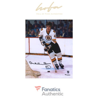 Bobby Orr Boston Bruins Autographed 8" x 10" White Jersey Skating Photograph