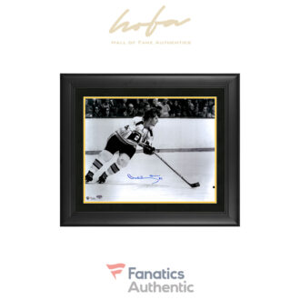Bobby Orr Boston Bruins Framed Autographed 16'' x 20'' Horizontal Skating Photograph