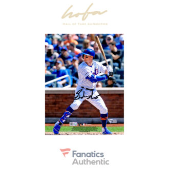 Brandon Nimmo New York Mets Autographed 8" x 10" Hitting Photograph