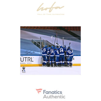 Brayden Point Tampa Bay Lightning Autographed 16" x 20" 5-OT Game-Winning Goal Celebration Photograph